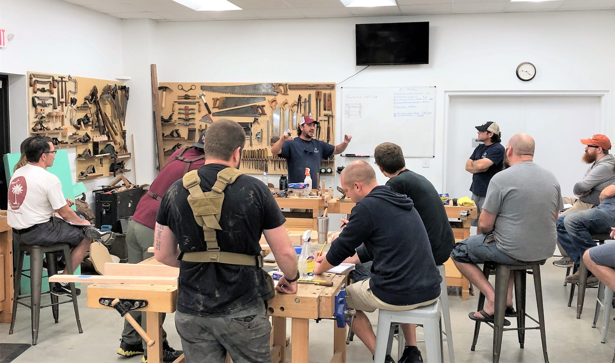 About Charleston Woodworking School, Traditional Techniques